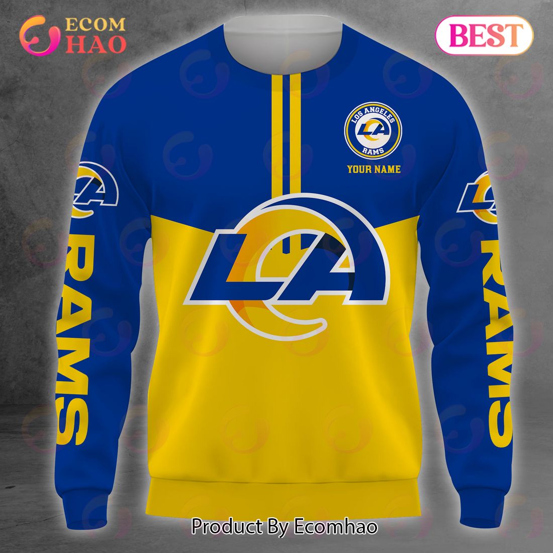 Custom name NFL Los Angeles Rams Football Sport Hoodie, Sweater & Jogger