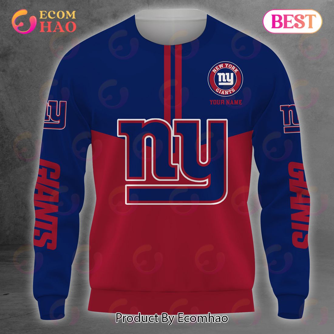 Custom name NFL New York Giants Football Sport Hoodie, Sweater & Jogger