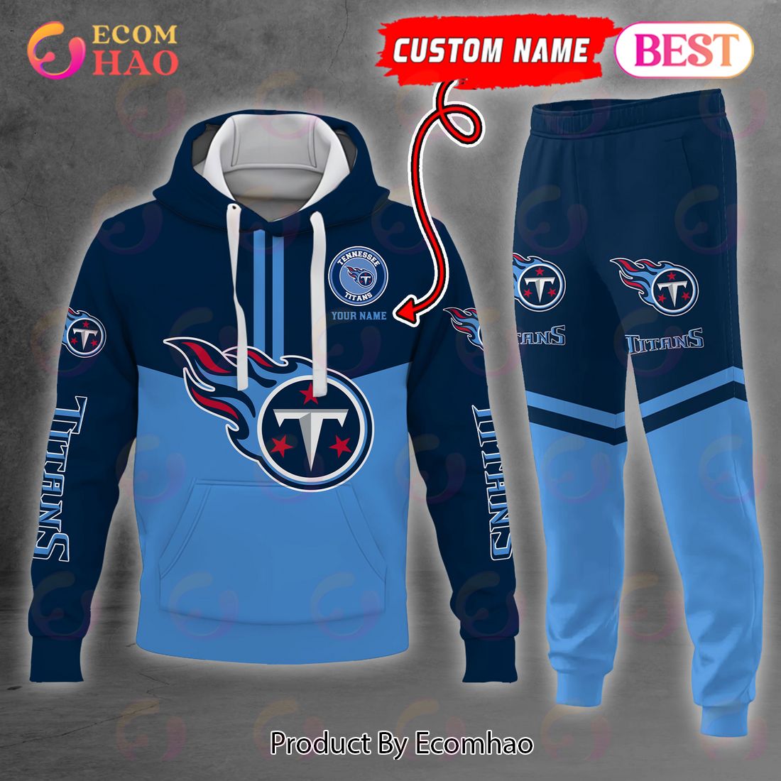 Custom name NFL Tennessee Titans Football Sport Hoodie, Sweater & Jogger -  Ecomhao Store