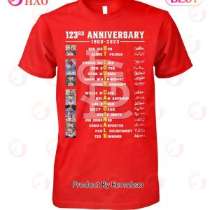 123rd Anniversary 1900 -2023 St. Louis Cardinals Thank You For The Memories T-Shirt
