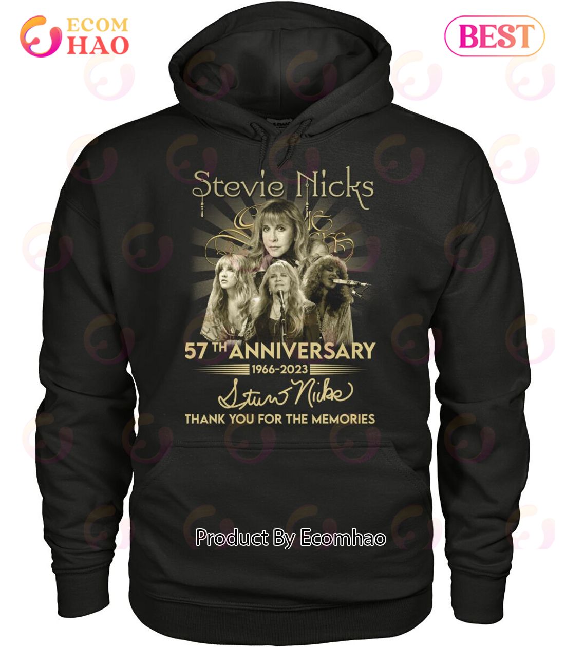 57th Anniversary 1966 – 2023 Stevie Nicks Thank You For The Memories T-Shirt