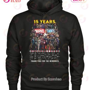 Marvel Studios 15 Years Thank You For The Memories T-Shirt