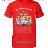 2023 Super Bowl LVII Champions Kansas City Chiefs Signature T-Shirt