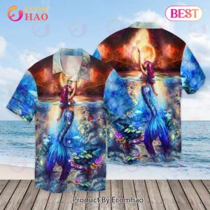 Mermaid With Ocean Beautiful Hawaiian Shirt