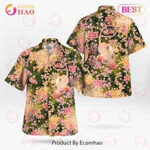 Mew Summer Flowers Beach New Pokemon Hawaiian Shirt