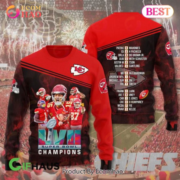 Kansas City Chiefs Super Bowl LVII Champions Hoodie