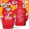 Kansas City Chiefs Super Bowl LVII Champions Hoodie Combo Kansas City Chiefs Super Bowl LVII Champions Hoodie Combo