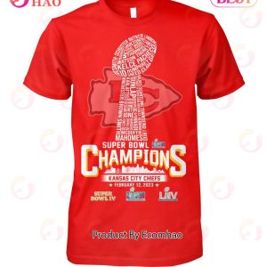 Kansas City Chiefs LVII Super Bowl Champions February 12, 2023 T-Shirt