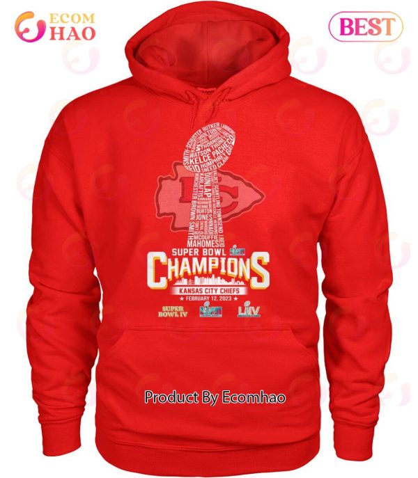Kansas City Chiefs LVII Super Bowl Champions February 12, 2023 T-Shirt