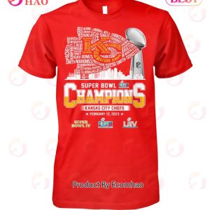 Kansas City Chiefs Super Bowl Champions February 12, 2023 T-Shirt