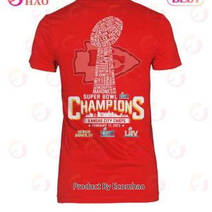 LVII Super Bowl Champions Kansas City Chiefs February 12, 2023 T-Shirt