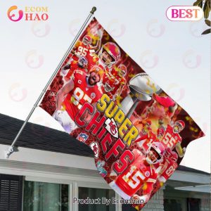 Kansas City Chiefs Super Bowl LVII Flag