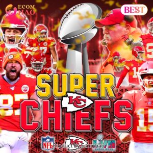 Kansas City Chiefs Super Bowl LVII Flag
