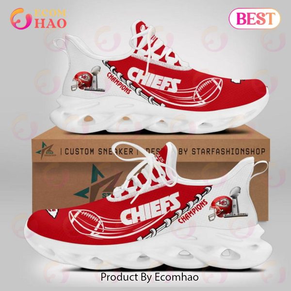 Kansas City Chiefs Super Bowl LVII Champions Maxsoul Sneaker Shoes