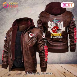 Kansas City Chiefs Super Bowl LVII Champions Leather Jacket