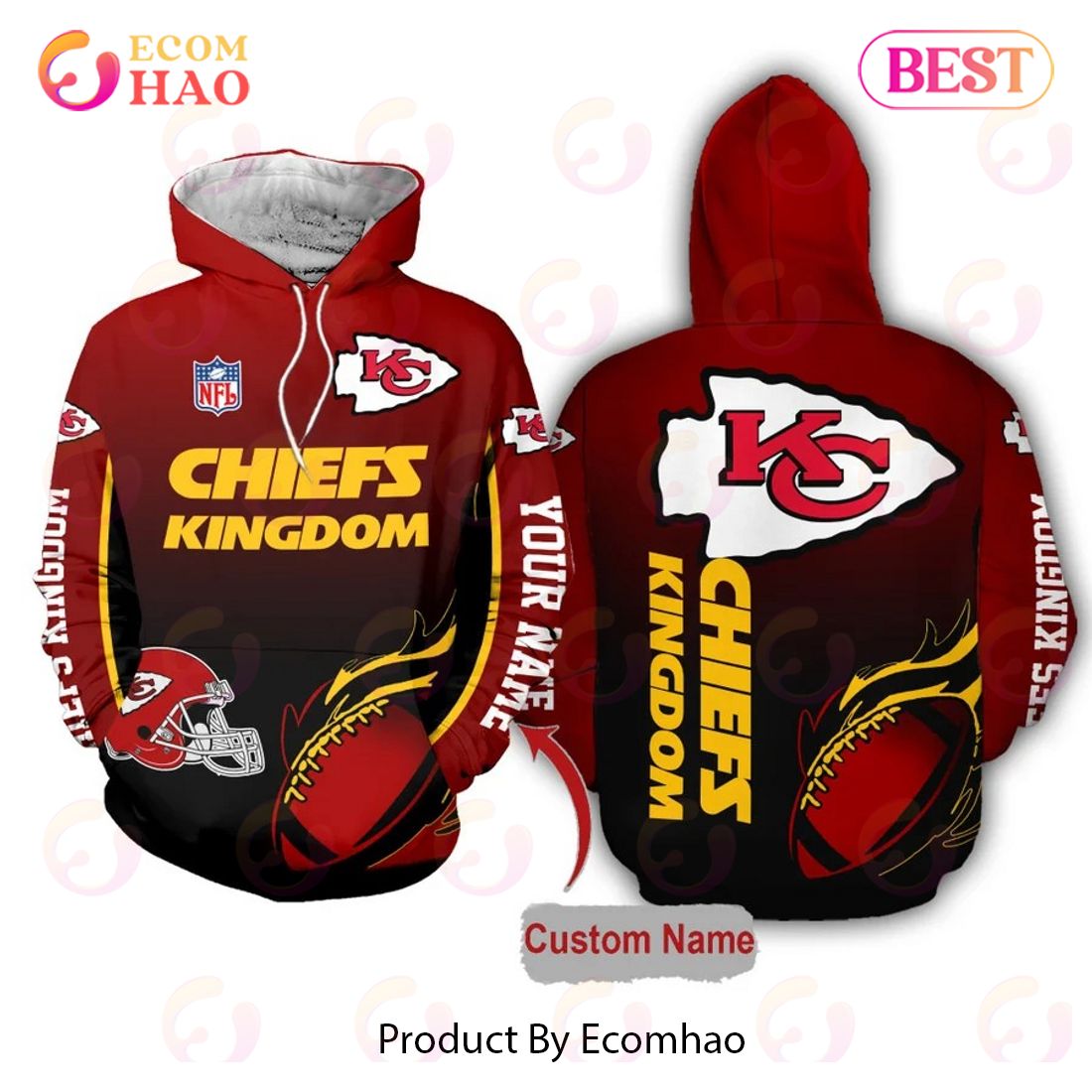 Kansas City Chiefs Super Bowl LVII Champions Hoodie Combo