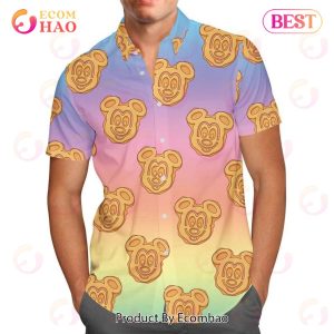 Mickey Waffles Rainbow Disney Hawaiian Shirt