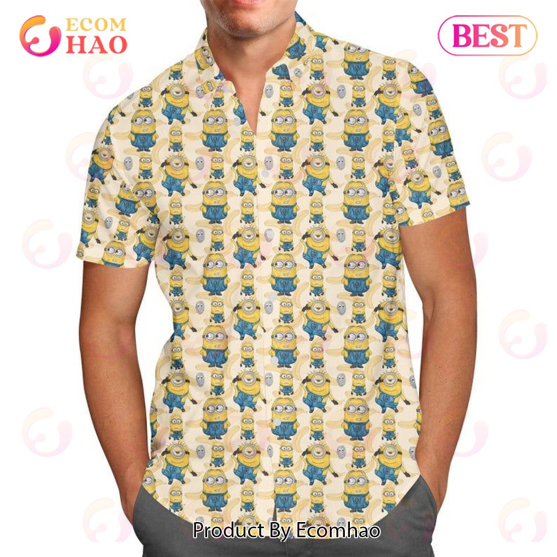 Minions Bananas Hawaiian Shirt