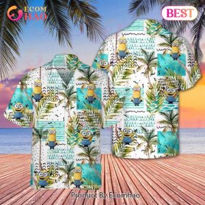 Minions Hawaiian Vintage Hibiscus Aloha Shirt