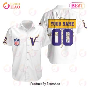Minnesota Vikings Nfl Bomber Jacket 3d Hawaiian Shirt