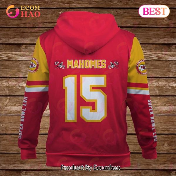 Patrick Mahomes 15 Kansas City Chiefs Super Bowl Champion 2023 Unisex 3D Hoodie