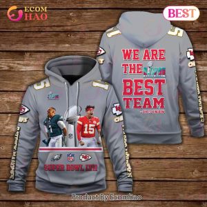 Patrick Mahomes 15 We Are The Best Team Kansas City Chiefs Super Bowl Champion 2023 Unisex 3D Hoodie