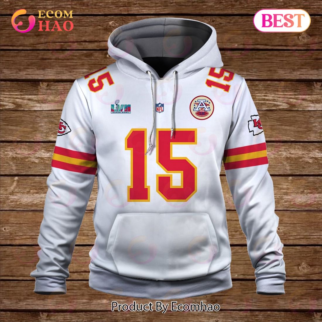 Patrick Mahomes Bring It Home Kansas City Chiefs Super Bowl Champion 2023 Unisex 3D Hoodie