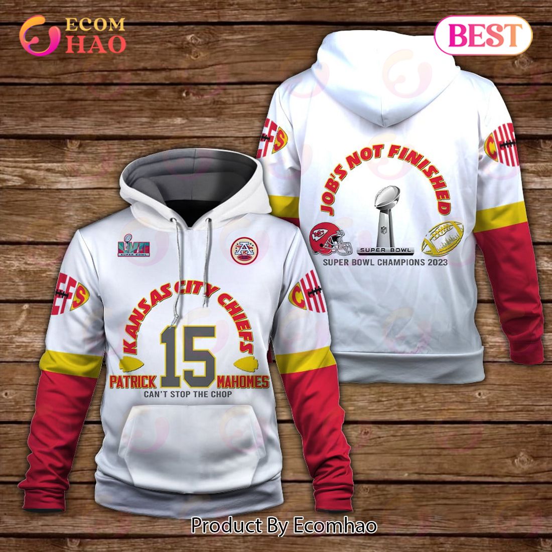 Patrick Mahomes Jalen Hurts Kansas City Chiefs 3d Hoodie Super Bowl  Champion 2023 - Best Seller Shirts Design In Usa