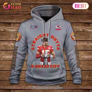 Patrick Mahomes Red And Gold Until I Am Dead And Cold Kansas City Chiefs Super Bowl Champion 2023 Unisex 3D Hoodie