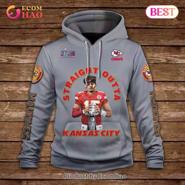 Patrick Mahomes Red And Gold Until I Am Dead And Cold Kansas City Chiefs Super Bowl Champion 2023 Unisex 3D Hoodie