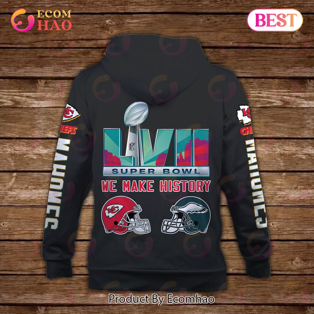 Patrick Mahomes Jalen Hurts Kansas City Chiefs 3d Hoodie Super Bowl  Champion 2023 - Best Seller Shirts Design In Usa