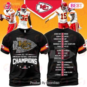 NEW AFC Kansas City Chiefs Champions AOP T-Shirt