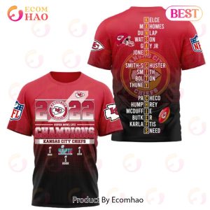 New PREMIUM Kansas City Chiefs Champions 3D T-Shirt