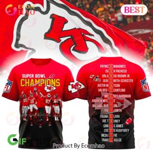 Super Bowl Kansas City Chiefs Champions 3D APPARELS