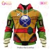 NHL Boston Bruins Special Teenage Mutant Ninja Turtles Design 3D Hoodie