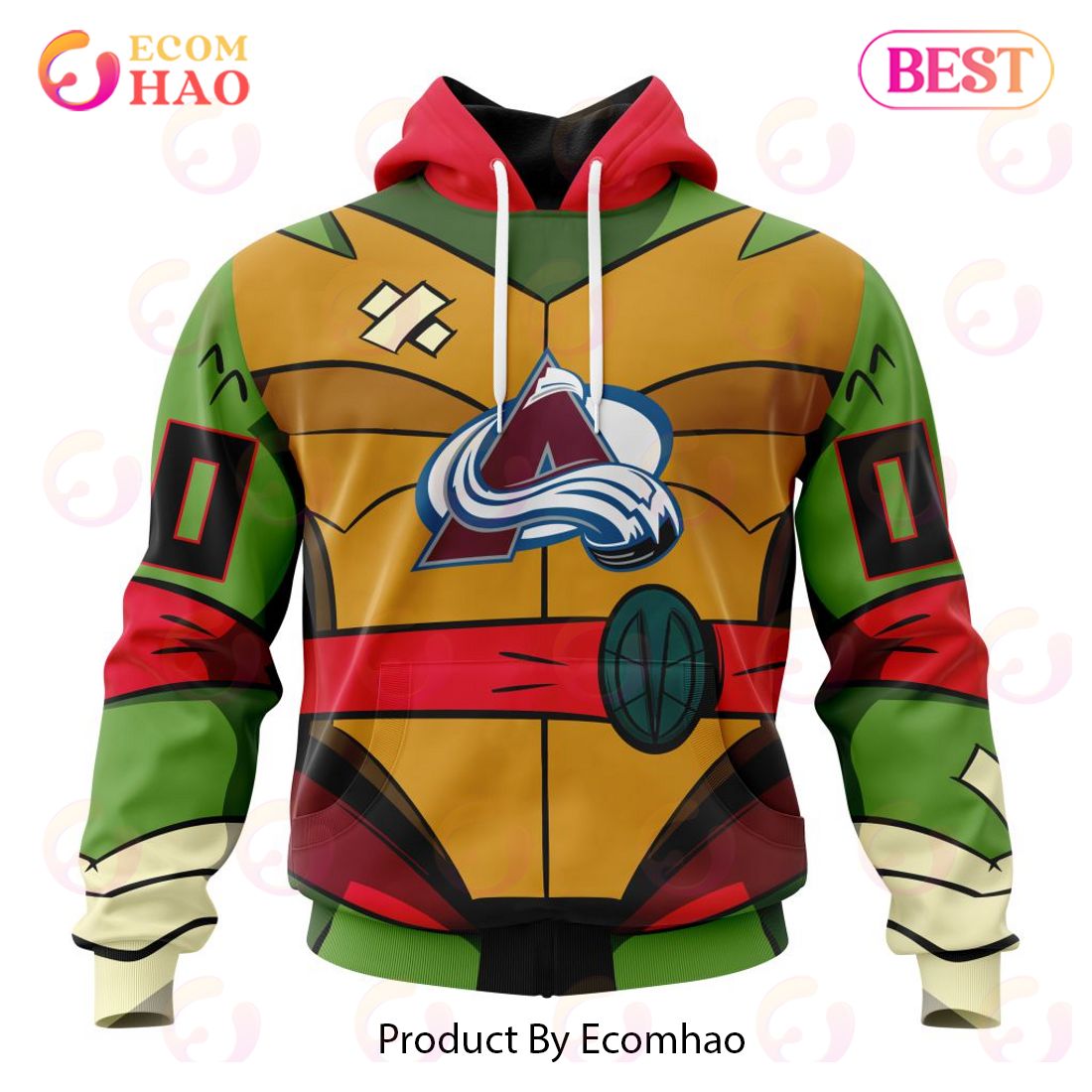 NHL Buffalo Sabres Special Teenage Mutant Ninja Turtles Design 3D Hoodie