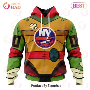 NHL New York Islanders Special Teenage Mutant Ninja Turtles Design 3D Hoodie