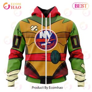 NHL New York Islanders Special Teenage Mutant Ninja Turtles Design 3D Hoodie
