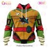 NHL Seattle Kraken Special Teenage Mutant Ninja Turtles Design 3D Hoodie