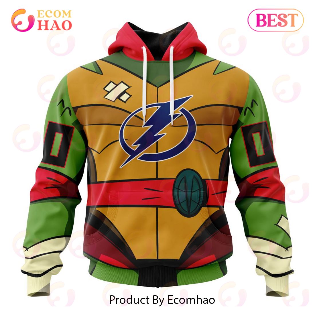 Tampa Bay Lightning Hoodies 3D cartoon graphic Sweatshirt for fan -Jack  sport shop