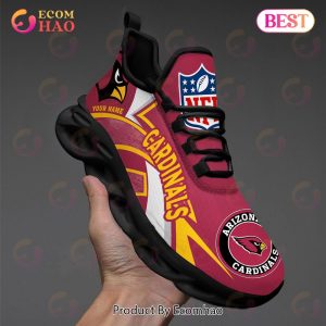NFL Arizona Cardinals Custom Name Personalized Max Soul Chunky Sneakers
