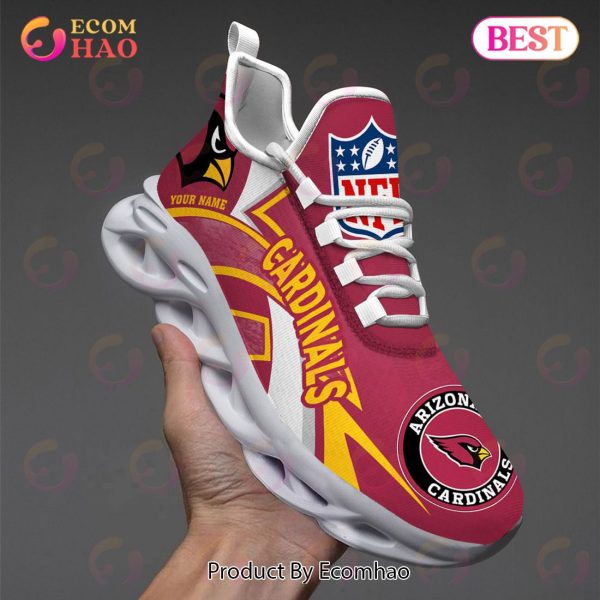 NFL Arizona Cardinals Custom Name Personalized Max Soul Chunky Sneakers
