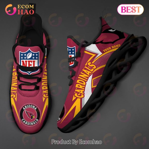 NFL Arizona Cardinals Custom Name Personalized Max Soul Chunky Sneakers