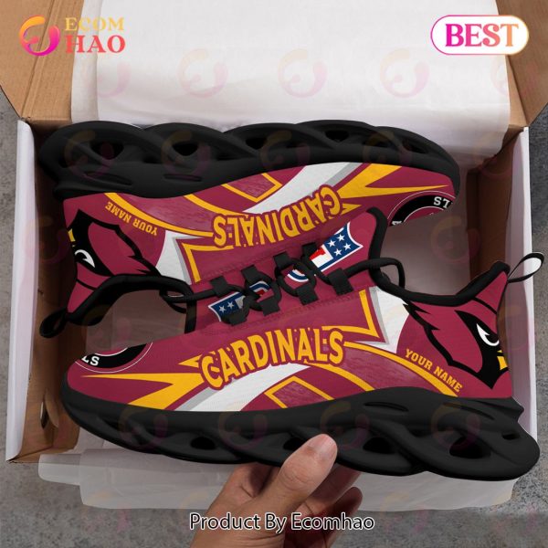 NFL Arizona Cardinals Custom Name Personalized Max Soul Chunky Sneakers