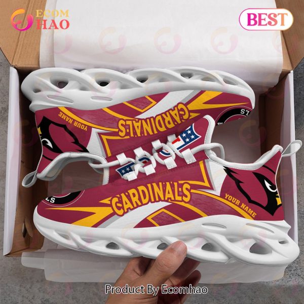 NFL Arizona Cardinals Custom Name Personalized Max Soul Chunky Sneakers