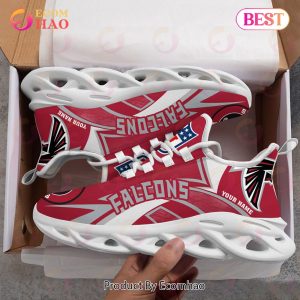 NFL Atlanta Falcons Custom Name Personalized Max Soul Chunky Sneakers