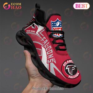 NFL Atlanta Falcons Custom Name Personalized Max Soul Chunky Sneakers