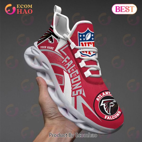 NFL Atlanta Falcons Custom Name Personalized Max Soul Chunky Sneakers
