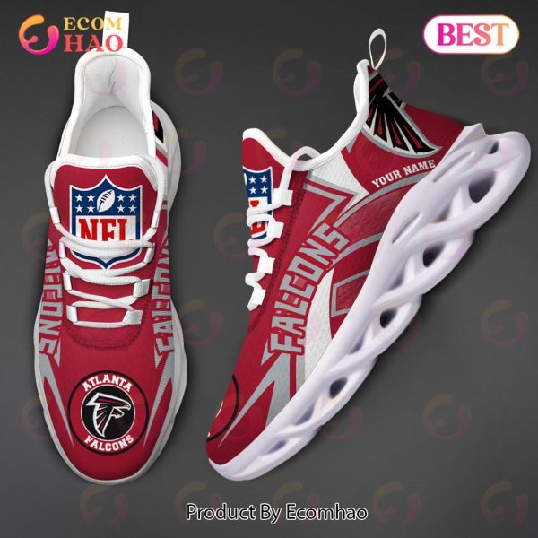 NFL Atlanta Falcons Custom Name Personalized Max Soul Chunky Sneakers