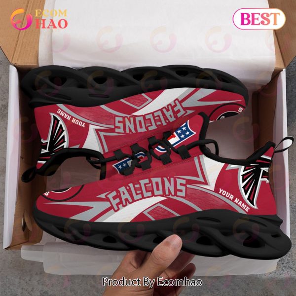 NFL Atlanta Falcons Custom Name Personalized Max Soul Chunky Sneakers
